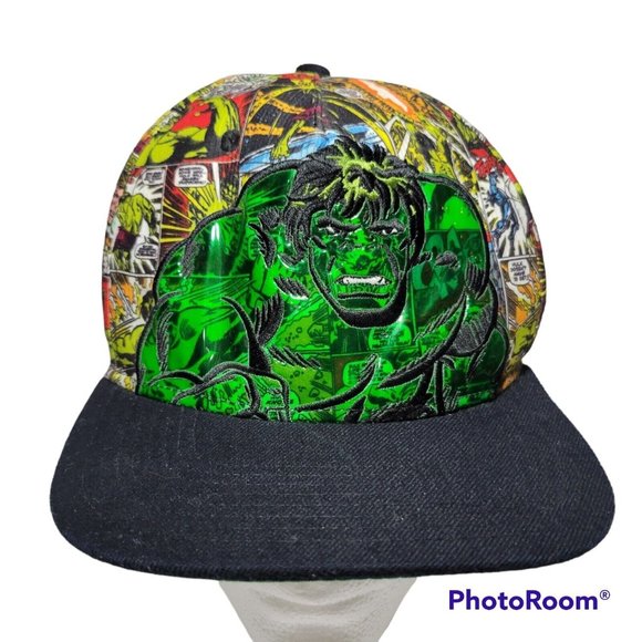 Marvel Accessories Rare Marvel Comics Incredible Hulk Hat Snapback